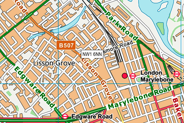 NW1 6NN map - OS VectorMap District (Ordnance Survey) NW1 6NN map - OS VectorMap District (Ordnance Survey)