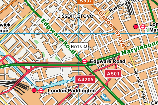 NW1 6RJ map - OS VectorMap District (Ordnance Survey) NW1 6RJ map - OS VectorMap District (Ordnance Survey)