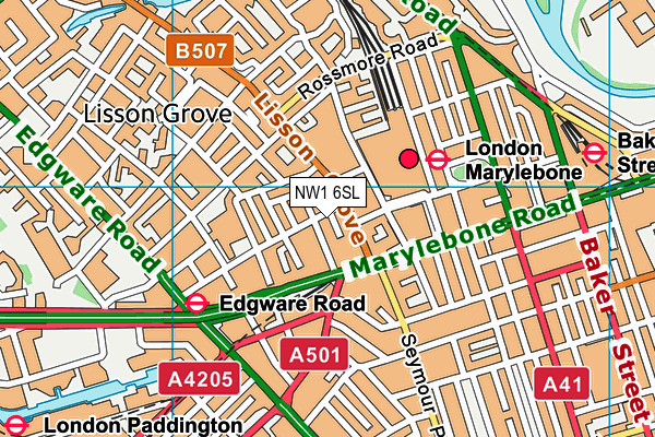 NW1 6SL map - OS VectorMap District (Ordnance Survey) NW1 6SL map - OS VectorMap District (Ordnance Survey)