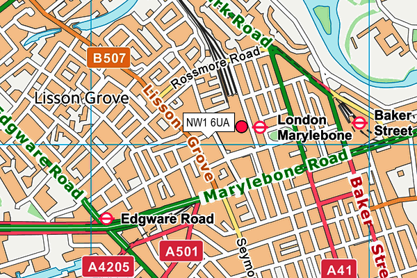 NW1 6UA map - OS VectorMap District (Ordnance Survey) NW1 6UA map - OS VectorMap District (Ordnance Survey)