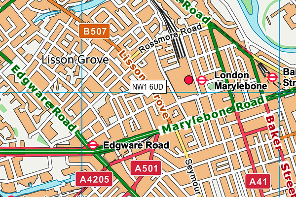 NW1 6UD map - OS VectorMap District (Ordnance Survey) NW1 6UD map - OS VectorMap District (Ordnance Survey)