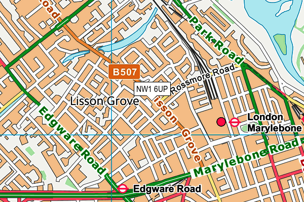 NW1 6UP map - OS VectorMap District (Ordnance Survey) NW1 6UP map - OS VectorMap District (Ordnance Survey)