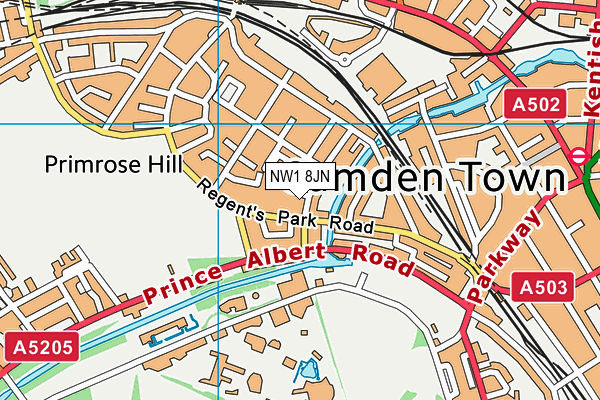 NW1 8JN map - OS VectorMap District (Ordnance Survey) NW1 8JN map - OS VectorMap District (Ordnance Survey)