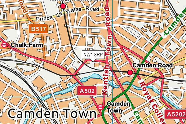 NW1 8RP map - OS VectorMap District (Ordnance Survey) NW1 8RP map - OS VectorMap District (Ordnance Survey)