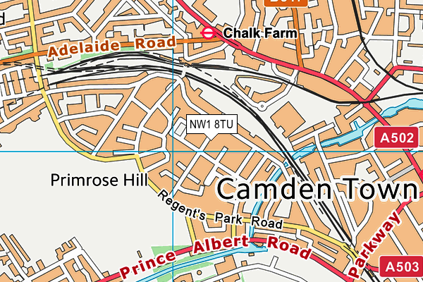 NW1 8TU map - OS VectorMap District (Ordnance Survey) NW1 8TU map - OS VectorMap District (Ordnance Survey)
