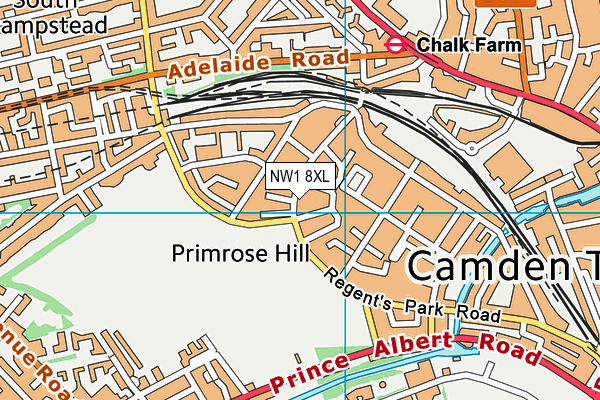 NW1 8XL map - OS VectorMap District (Ordnance Survey) NW1 8XL map - OS VectorMap District (Ordnance Survey)