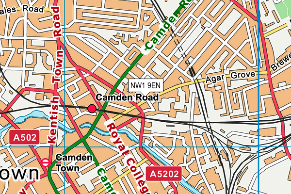 NW1 9EN map - OS VectorMap District (Ordnance Survey) NW1 9EN map - OS VectorMap District (Ordnance Survey)