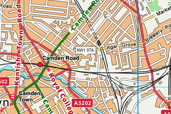 NW1 9TA map - OS VectorMap District (Ordnance Survey) NW1 9TA map - OS VectorMap District (Ordnance Survey)