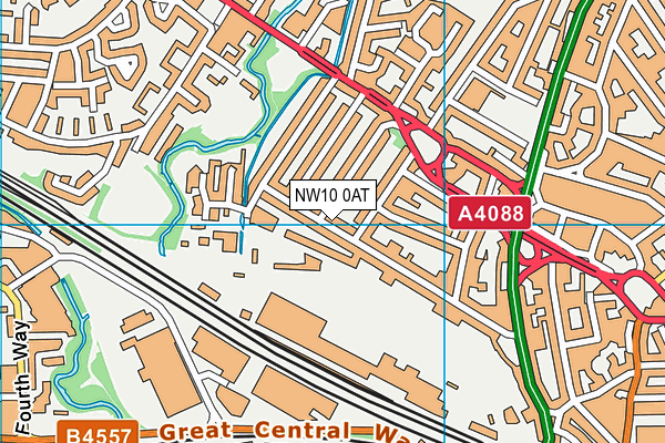 NW10 0AT map - OS VectorMap District (Ordnance Survey) NW10 0AT map - OS VectorMap District (Ordnance Survey)