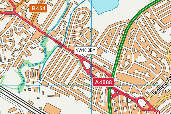 NW10 0BY map - OS VectorMap District (Ordnance Survey) NW10 0BY map - OS VectorMap District (Ordnance Survey)