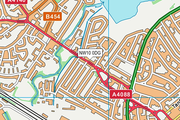 NW10 0DG map - OS VectorMap District (Ordnance Survey) NW10 0DG map - OS VectorMap District (Ordnance Survey)