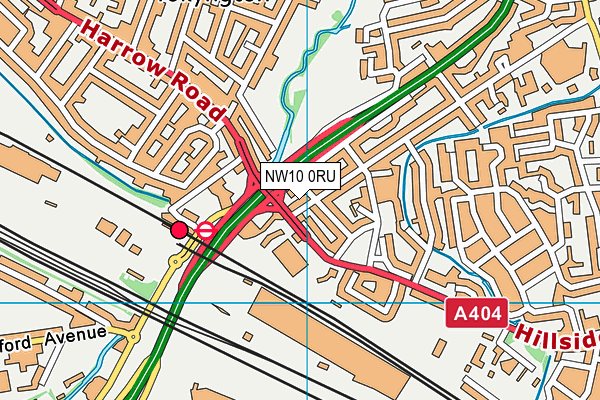 NW10 0RU map - OS VectorMap District (Ordnance Survey) NW10 0RU map - OS VectorMap District (Ordnance Survey)