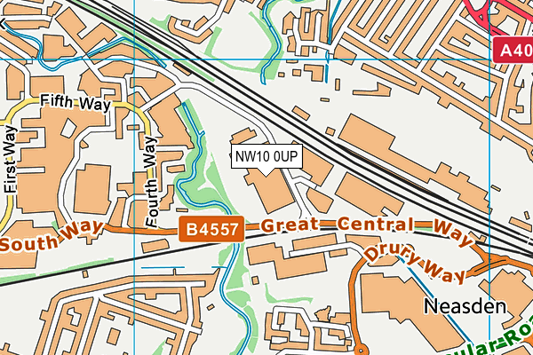 NW10 0UP map - OS VectorMap District (Ordnance Survey) NW10 0UP map - OS VectorMap District (Ordnance Survey)