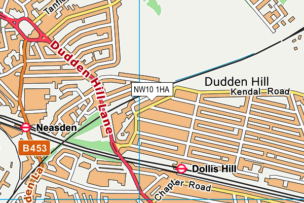 NW10 1HA map - OS VectorMap District (Ordnance Survey) NW10 1HA map - OS VectorMap District (Ordnance Survey)