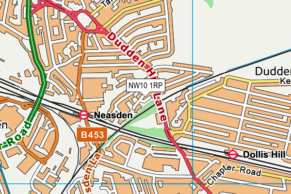 NW10 1RP map - OS VectorMap District (Ordnance Survey) NW10 1RP map - OS VectorMap District (Ordnance Survey)