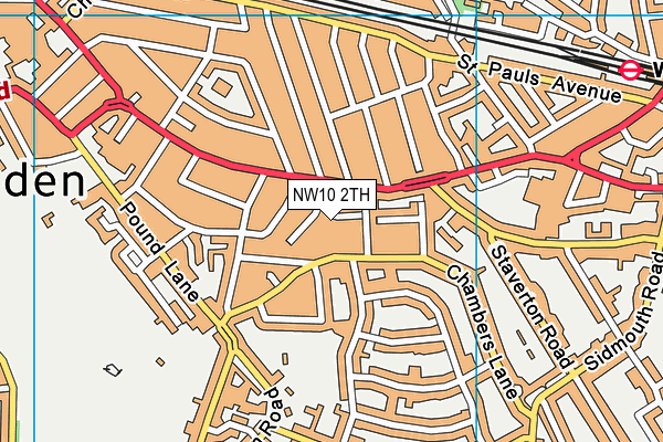 NW10 2TH map - OS VectorMap District (Ordnance Survey) NW10 2TH map - OS VectorMap District (Ordnance Survey)