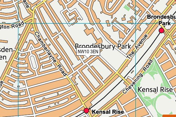 NW10 3EN map - OS VectorMap District (Ordnance Survey) NW10 3EN map - OS VectorMap District (Ordnance Survey)