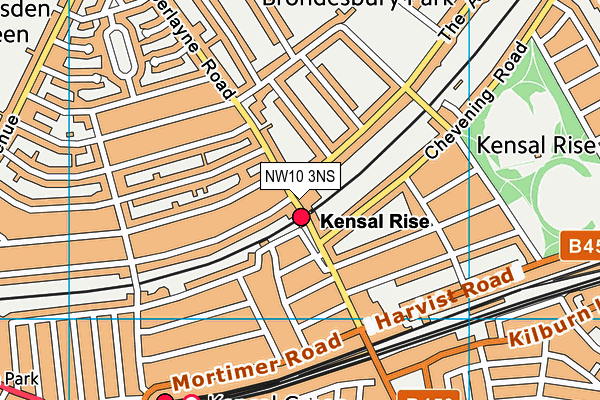 NW10 3NS map - OS VectorMap District (Ordnance Survey) NW10 3NS map - OS VectorMap District (Ordnance Survey)