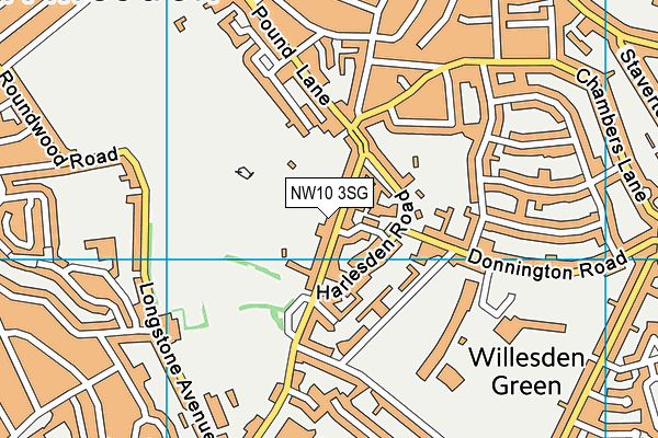 NW10 3SG map - OS VectorMap District (Ordnance Survey) NW10 3SG map - OS VectorMap District (Ordnance Survey)