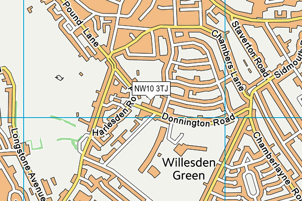 NW10 3TJ map - OS VectorMap District (Ordnance Survey) NW10 3TJ map - OS VectorMap District (Ordnance Survey)