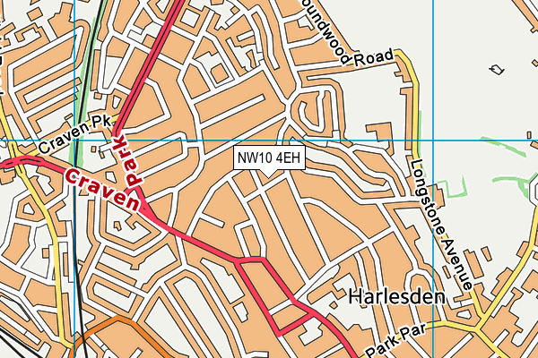 NW10 4EH map - OS VectorMap District (Ordnance Survey) NW10 4EH map - OS VectorMap District (Ordnance Survey)