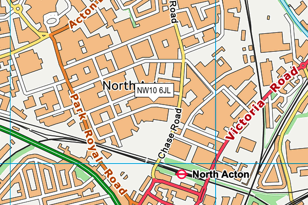 NW10 6JL map - OS VectorMap District (Ordnance Survey) NW10 6JL map - OS VectorMap District (Ordnance Survey)