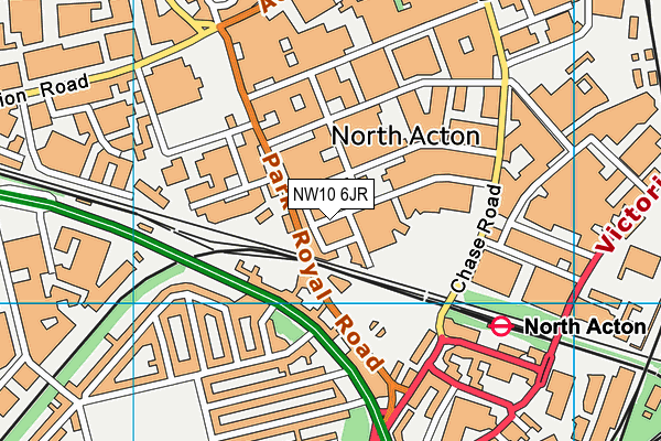 NW10 6JR map - OS VectorMap District (Ordnance Survey) NW10 6JR map - OS VectorMap District (Ordnance Survey)