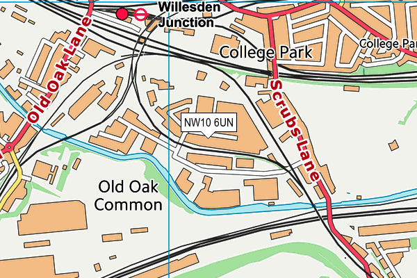 NW10 6UN map - OS VectorMap District (Ordnance Survey) NW10 6UN map - OS VectorMap District (Ordnance Survey)