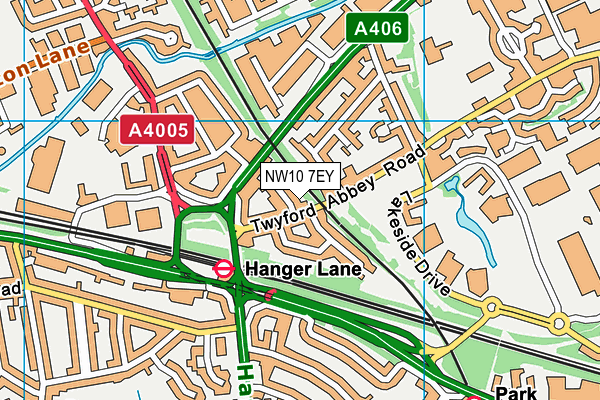 NW10 7EY map - OS VectorMap District (Ordnance Survey) NW10 7EY map - OS VectorMap District (Ordnance Survey)
