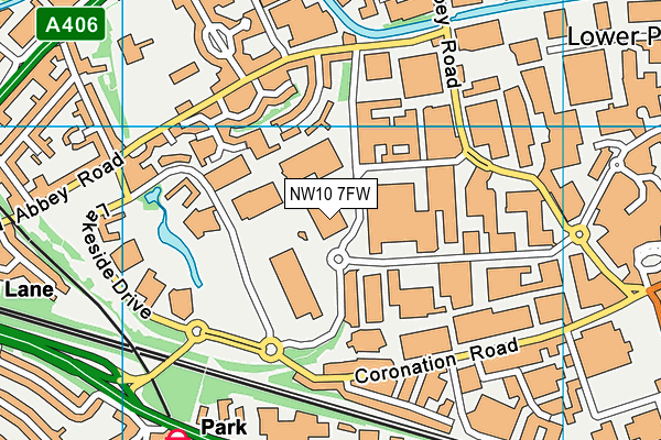 NW10 7FW map - OS VectorMap District (Ordnance Survey) NW10 7FW map - OS VectorMap District (Ordnance Survey)