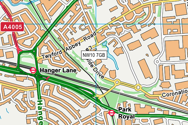 NW10 7GB map - OS VectorMap District (Ordnance Survey) NW10 7GB map - OS VectorMap District (Ordnance Survey)
