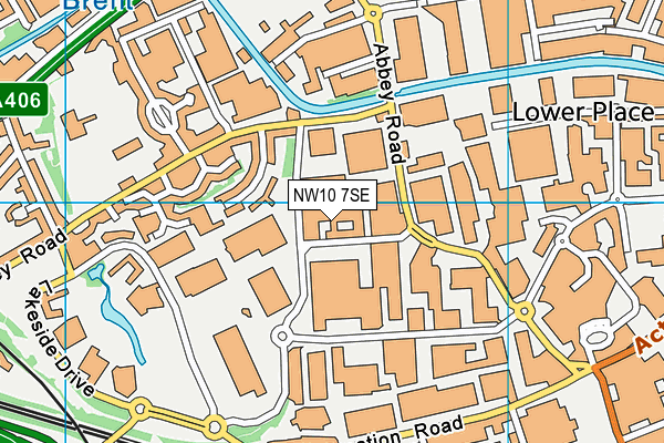 NW10 7SE map - OS VectorMap District (Ordnance Survey) NW10 7SE map - OS VectorMap District (Ordnance Survey)