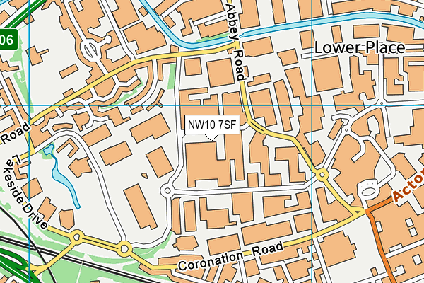 NW10 7SF map - OS VectorMap District (Ordnance Survey) NW10 7SF map - OS VectorMap District (Ordnance Survey)