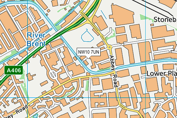 NW10 7UN map - OS VectorMap District (Ordnance Survey) NW10 7UN map - OS VectorMap District (Ordnance Survey)