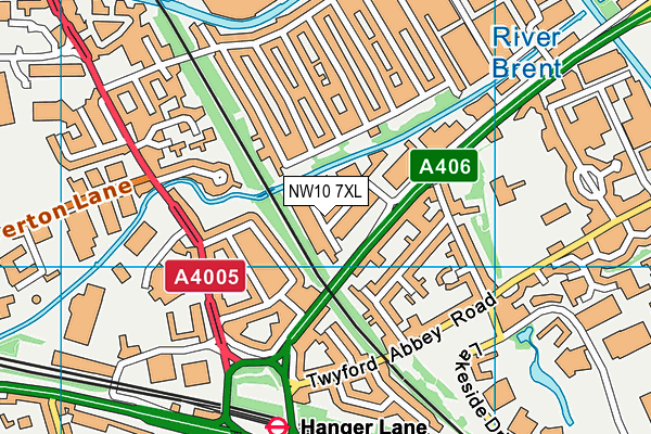NW10 7XL map - OS VectorMap District (Ordnance Survey) NW10 7XL map - OS VectorMap District (Ordnance Survey)