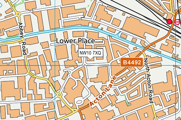 NW10 7XQ map - OS VectorMap District (Ordnance Survey) NW10 7XQ map - OS VectorMap District (Ordnance Survey)