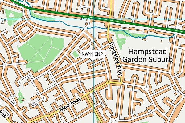 NW11 6NP map - OS VectorMap District (Ordnance Survey) NW11 6NP map - OS VectorMap District (Ordnance Survey)