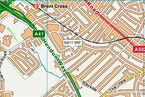 NW11 9RP map - OS VectorMap District (Ordnance Survey) NW11 9RP map - OS VectorMap District (Ordnance Survey)