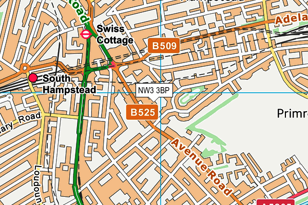 NW3 3BP map - OS VectorMap District (Ordnance Survey) NW3 3BP map - OS VectorMap District (Ordnance Survey)
