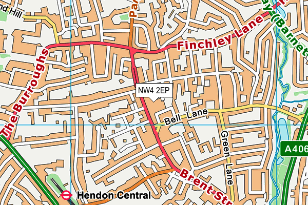 NW4 2EP map - OS VectorMap District (Ordnance Survey) NW4 2EP map - OS VectorMap District (Ordnance Survey)