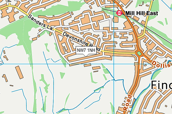 NW7 1NH map - OS VectorMap District (Ordnance Survey) NW7 1NH map - OS VectorMap District (Ordnance Survey)