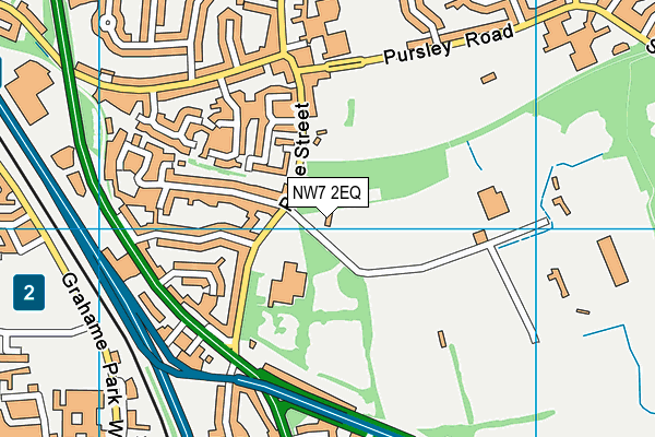 NW7 2EQ map - OS VectorMap District (Ordnance Survey) NW7 2EQ map - OS VectorMap District (Ordnance Survey)