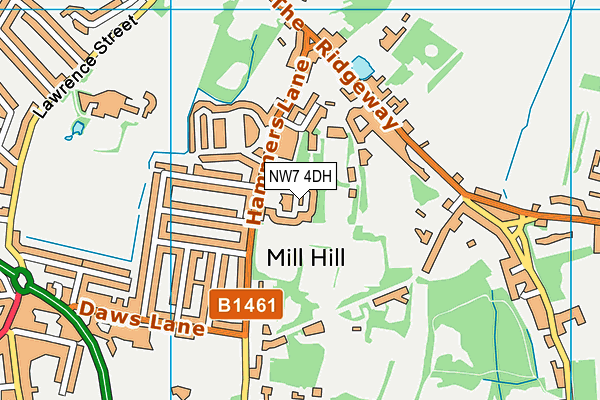 NW7 4DH map - OS VectorMap District (Ordnance Survey) NW7 4DH map - OS VectorMap District (Ordnance Survey)