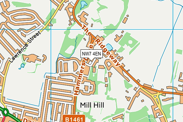 NW7 4EN map - OS VectorMap District (Ordnance Survey) NW7 4EN map - OS VectorMap District (Ordnance Survey)