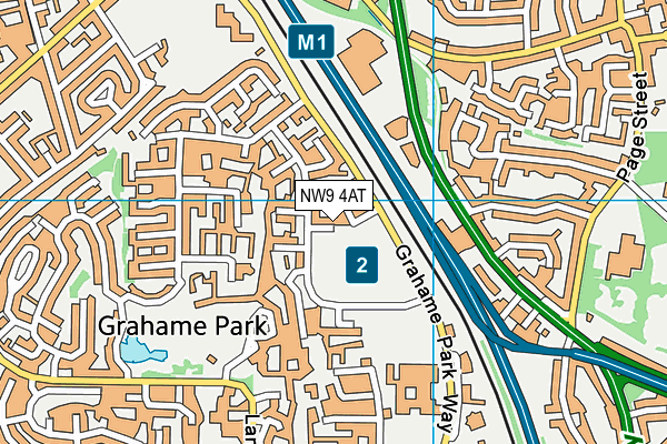 NW9 4AT map - OS VectorMap District (Ordnance Survey) NW9 4AT map - OS VectorMap District (Ordnance Survey)