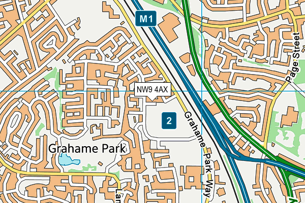 NW9 4AX map - OS VectorMap District (Ordnance Survey) NW9 4AX map - OS VectorMap District (Ordnance Survey)