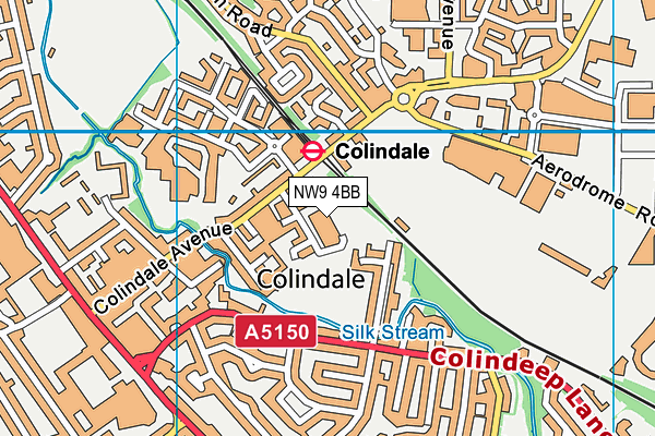 NW9 4BB map - OS VectorMap District (Ordnance Survey) NW9 4BB map - OS VectorMap District (Ordnance Survey)
