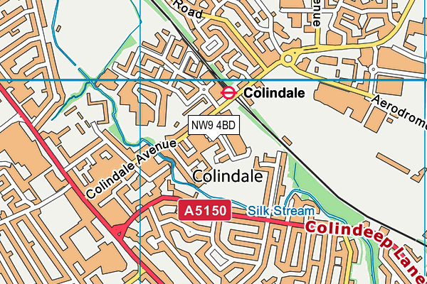 NW9 4BD map - OS VectorMap District (Ordnance Survey) NW9 4BD map - OS VectorMap District (Ordnance Survey)