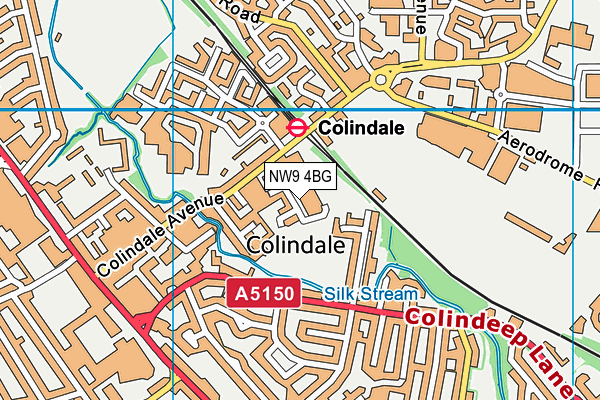 NW9 4BG map - OS VectorMap District (Ordnance Survey) NW9 4BG map - OS VectorMap District (Ordnance Survey)