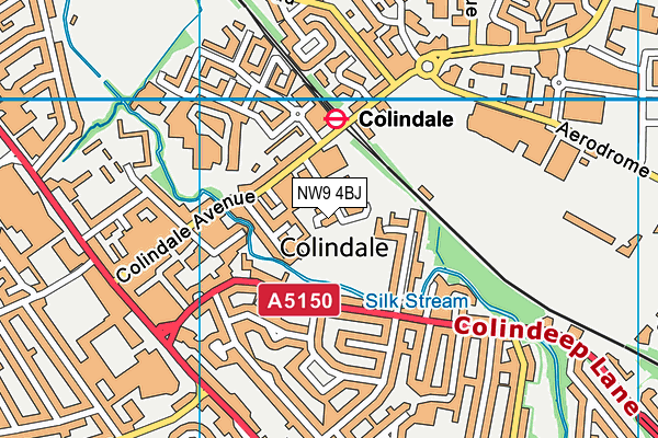NW9 4BJ map - OS VectorMap District (Ordnance Survey) NW9 4BJ map - OS VectorMap District (Ordnance Survey)